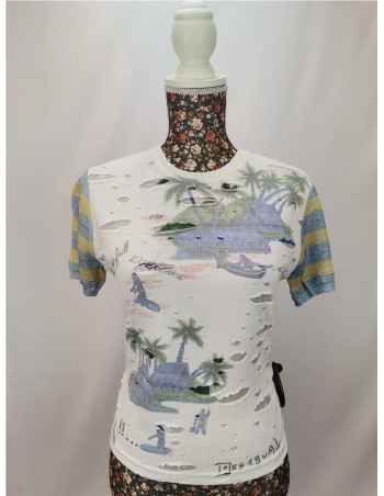 CAMISETA MUJER DESIGUAL...