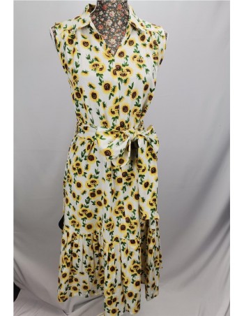 VESTIDO MUJER MDM GIRASOLES...