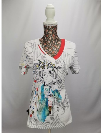 CAMISETA ESTAMPADA MUJER...