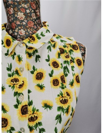 CAMISA MUJER MDM GIRASOLES... 2